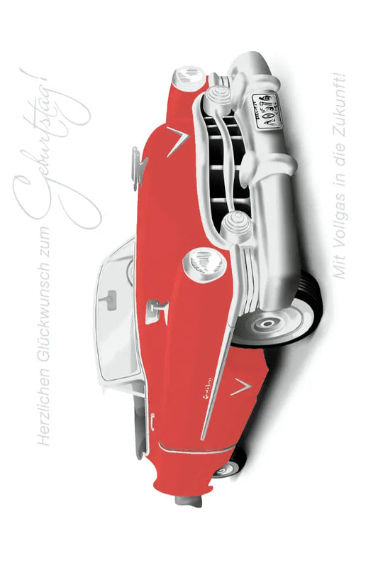 ABC       Geburtstagskarte          Auto Idealshop