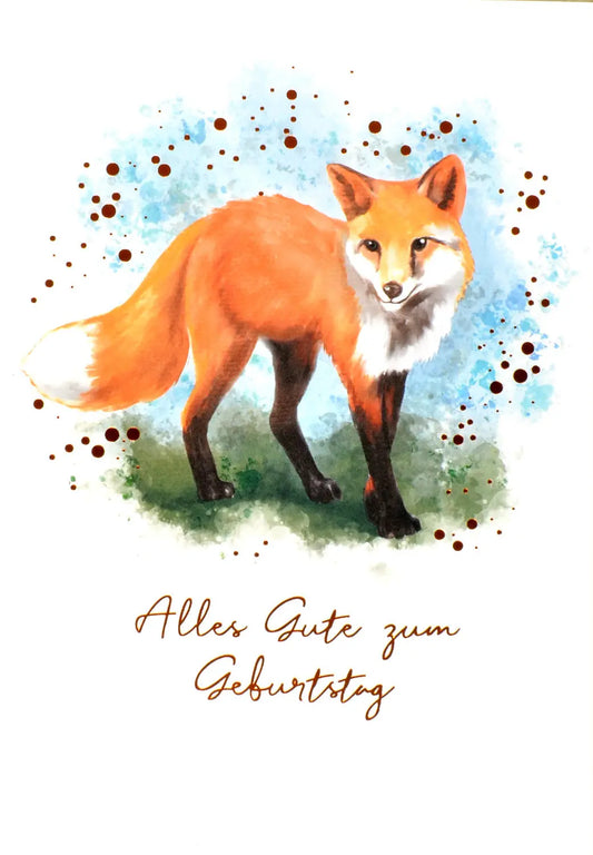 ABC       Geburtstagskarte         Fuchs Idealshop