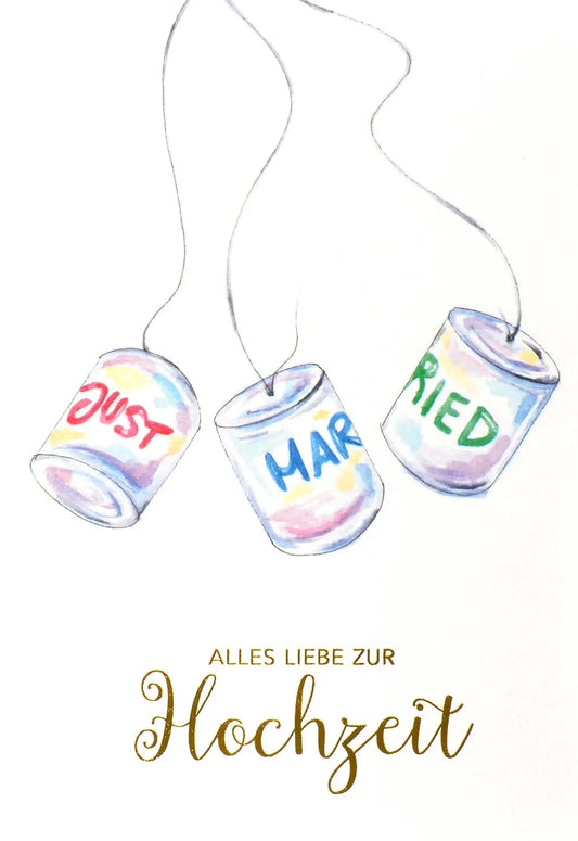 ABC       Hochzeitskarte  Hochzeit Dosen Idealshop