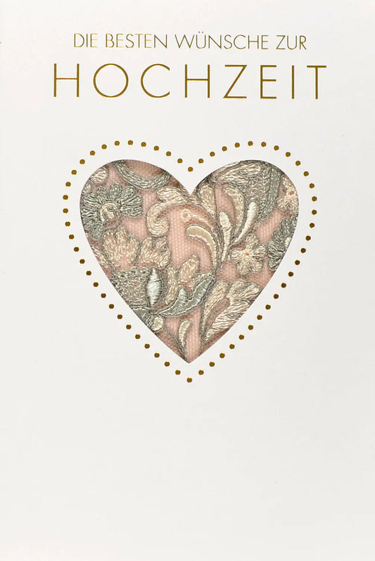 ABC       Hochzeitskarte          Spitze Idealshop