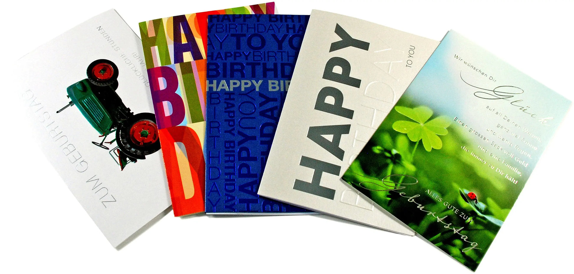 ABC       Kartenset Motive Geburtstag B6 Idealshop