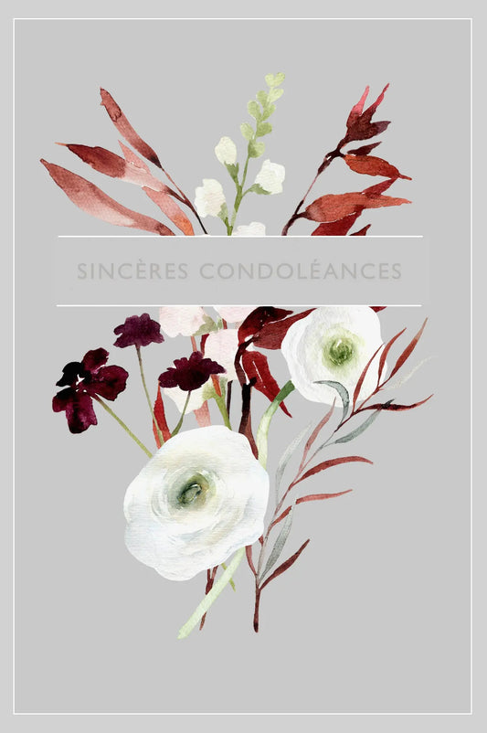 ABC Trauerkarte FR B6 53150 Blumen Idealshop