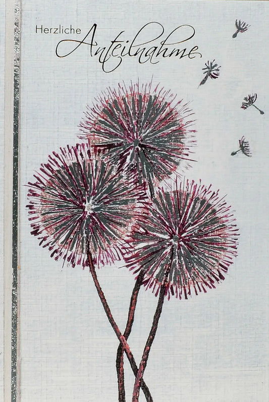 ABC       Trauerkarte         Pusteblume Idealshop