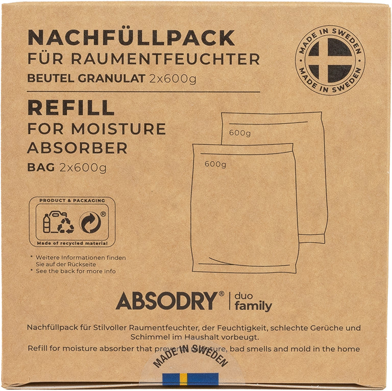 ABSODRY   Nachfüllpack Duo Family