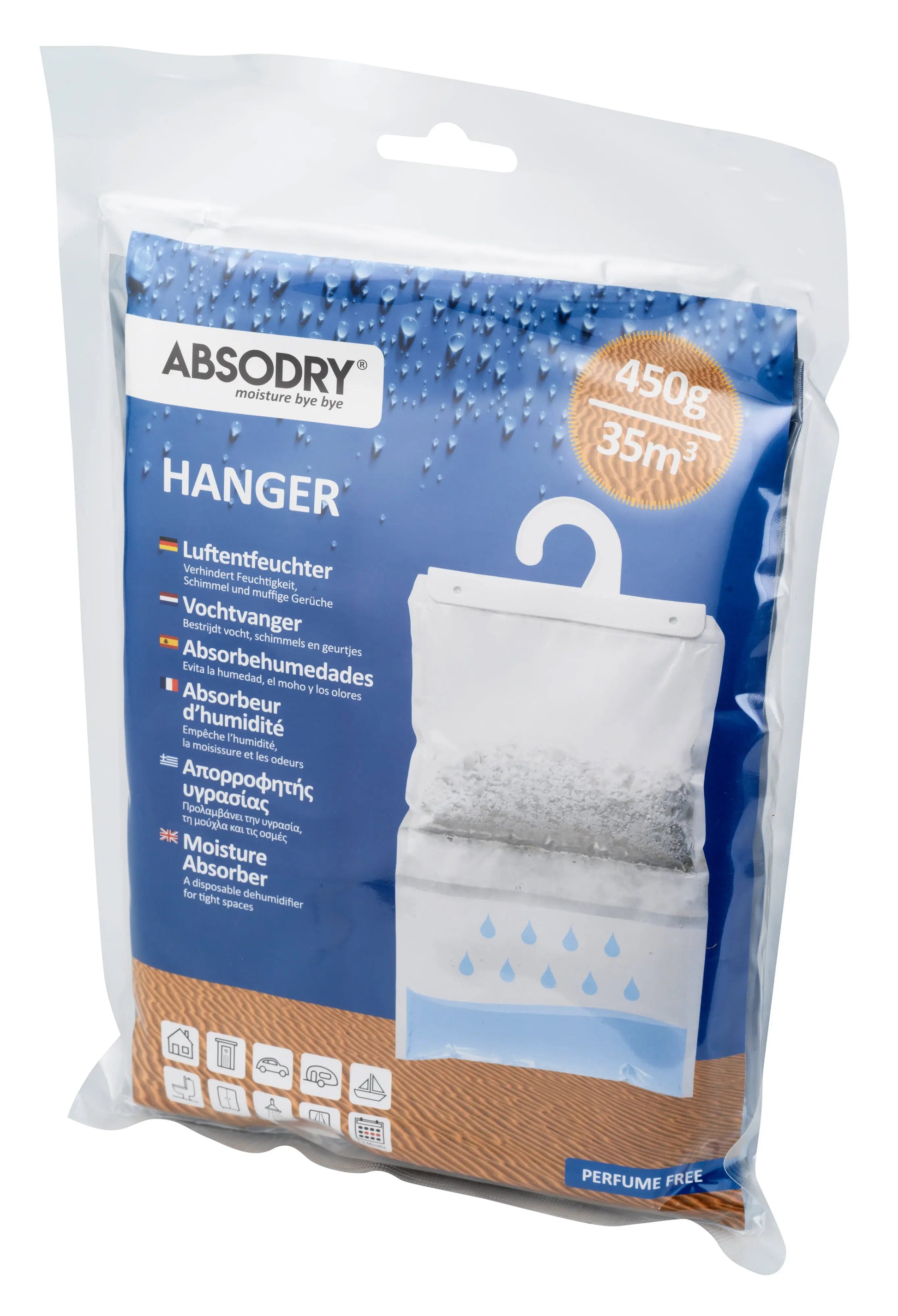 ABSODRY Luftentfeuchter Hanger 450g 456.858334.00 transparent Idealshop