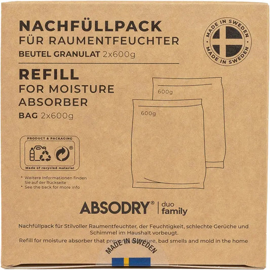 ABSODRY Nachfüllpack Duo Family 456.85960700 2 x 600g Idealshop