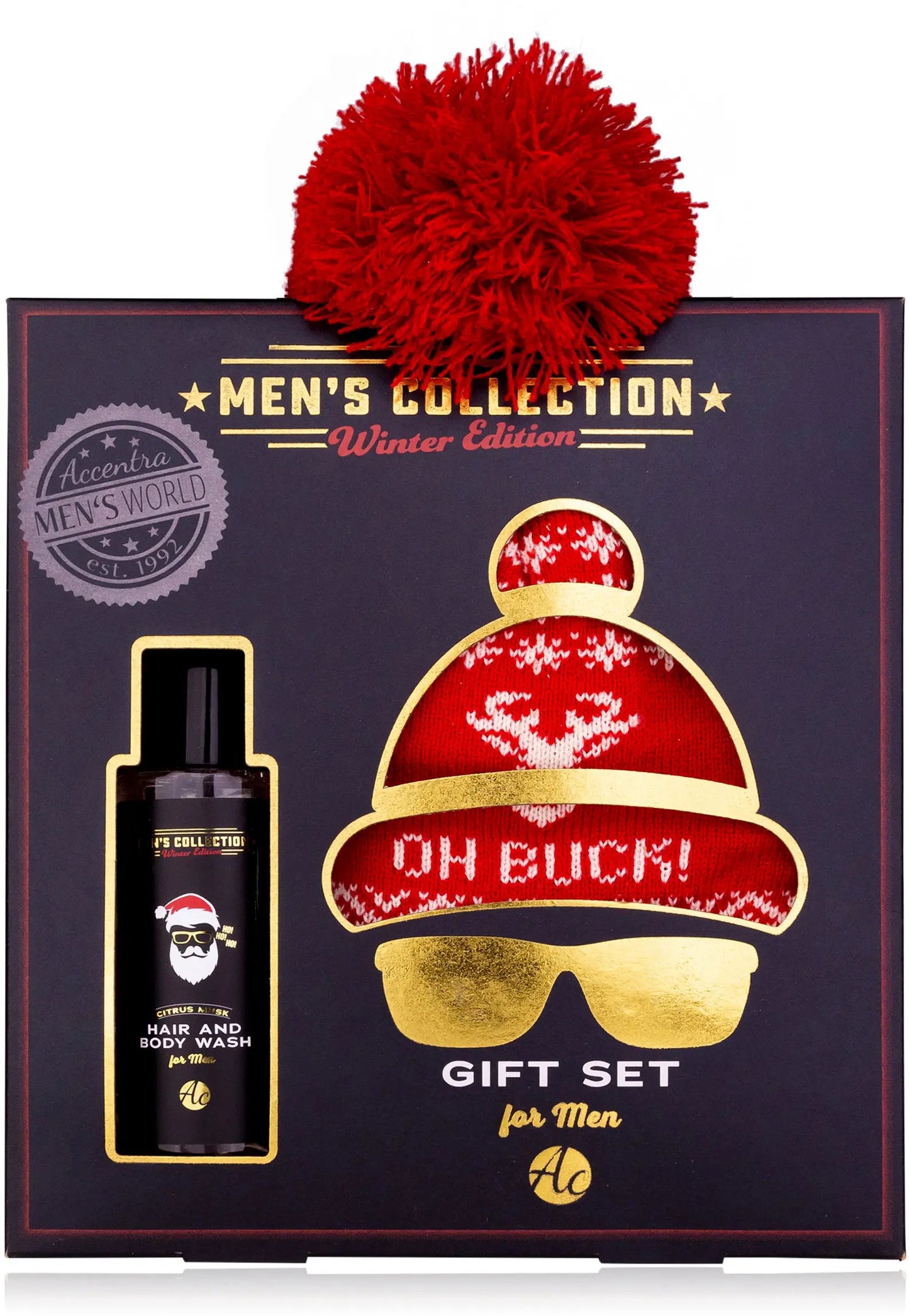 ACCENTRA Geschenkset Mütze 150ml 6059836 MEN'S COLLECTION WINTER ED. Idealshop