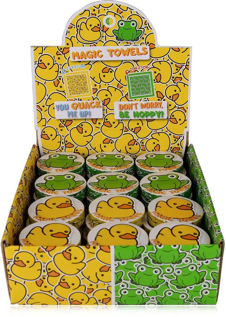 ACCENTRA Magic Towel HAPPY ANIMALS 3257672 2 assortiert 27x27cm Idealshop