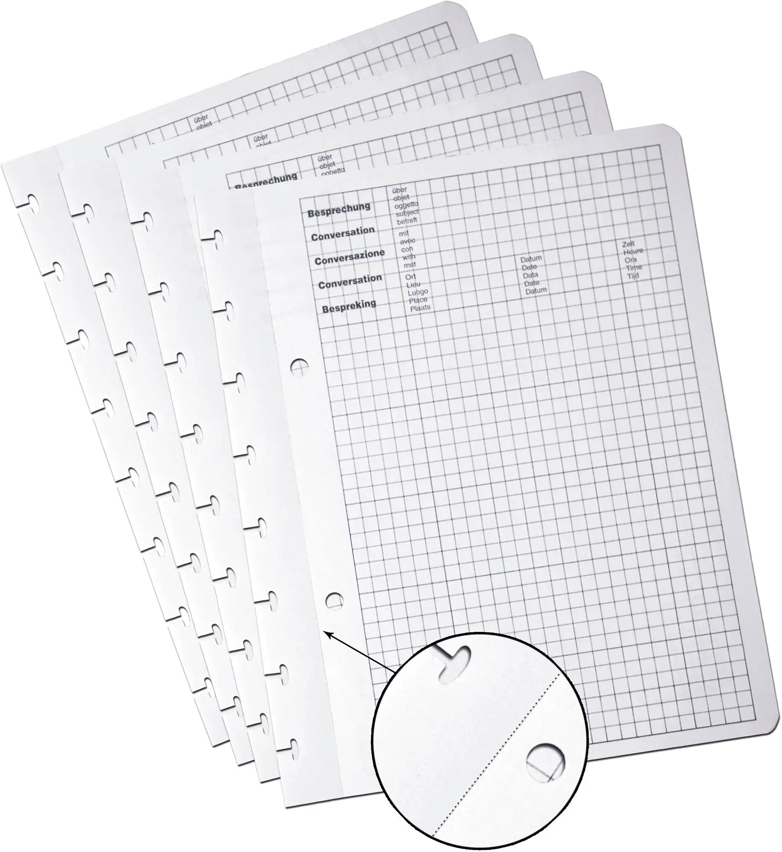 ADOC Ersatzblätter A4 2810.055 kariert 100 Blatt Idealshop