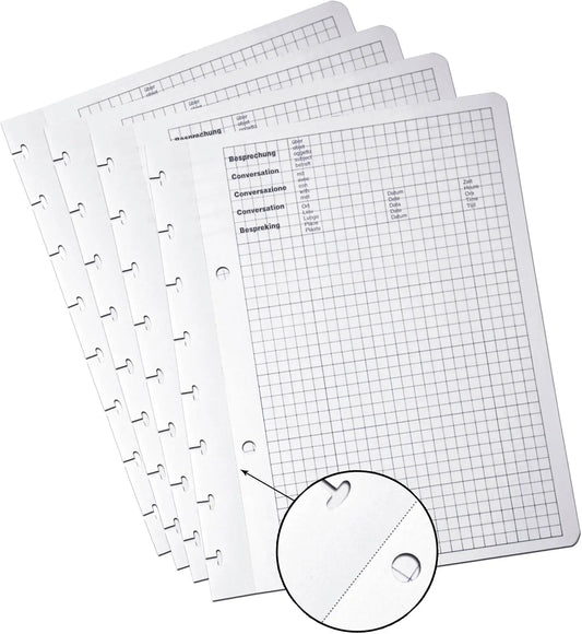 ADOC Ersatzblätter A4 2810.055 kariert 100 Blatt Idealshop
