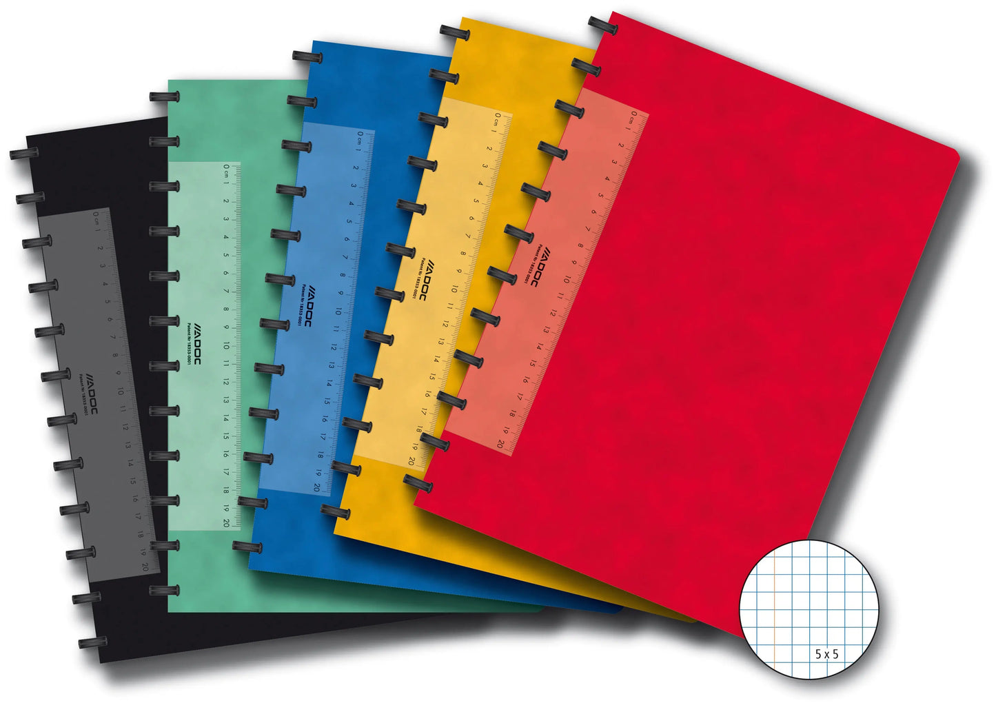 ADOC Notizheft A4 6055.100 kariert ass. Idealshop