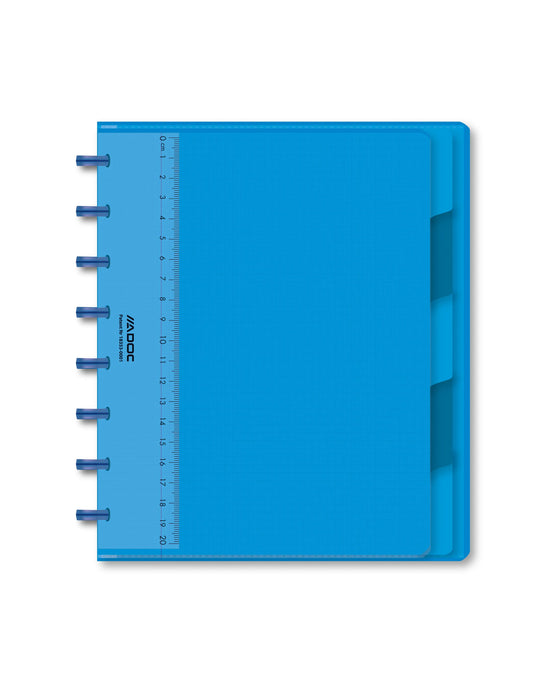 ADOC Notizheft Pap-Ex A5 3044.204 kariert blau Idealshop