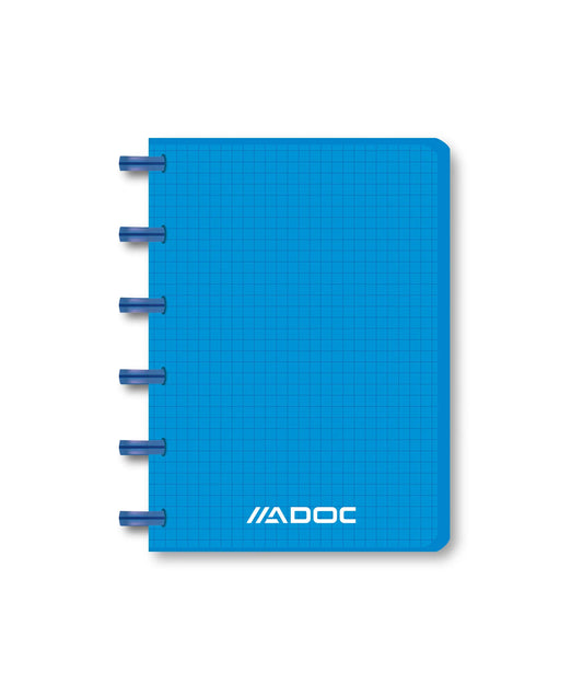 ADOC Notizheft Pap-Ex A6 2044.104 kariert blau Idealshop