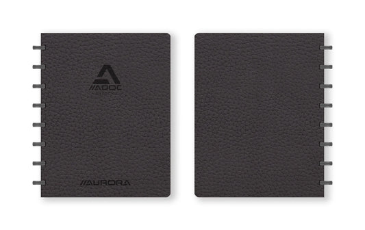 ADOC Ringbuch BUSINESS A5 3055.3 schwarz, kariert 144 Seiten Idealshop