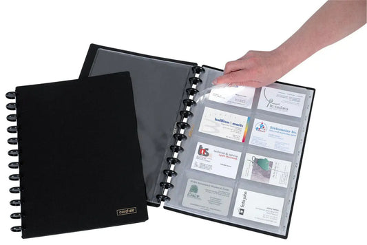 ADOC Sichtbuch Card-Ex A4 9287.012 schwarz, 800my 12 Taschen Idealshop