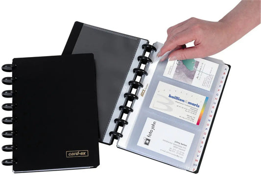 ADOC Sichtbuch Card-Ex A5 9287.760 schwarz, 800my 20 Taschen Idealshop