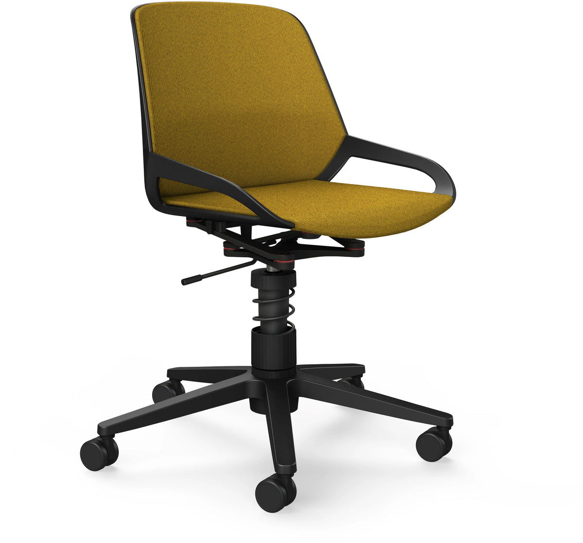 AERIS Bürodrehstuhl Numo Task 962WRSTBKCU6 gelb/schwarz Idealshop