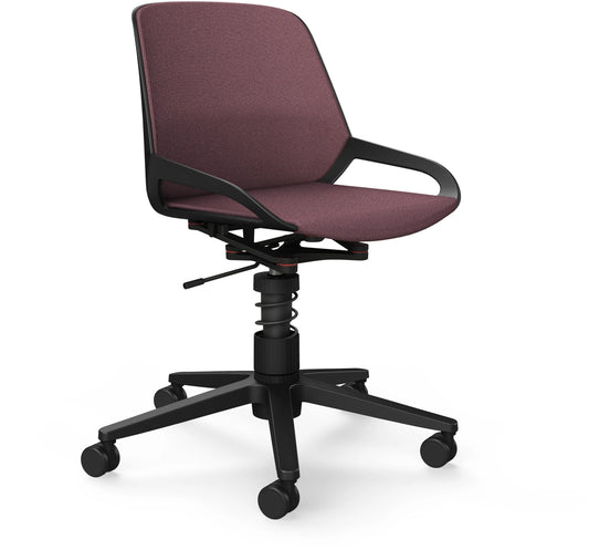 AERIS Bürodrehstuhl Numo Task 962WRSTBKCU9 violett/schwarz Idealshop