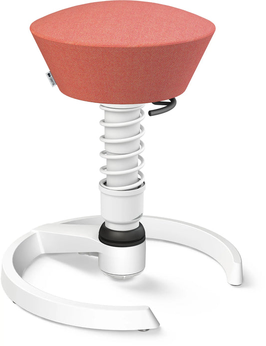 AERIS Sitzhocker Swopper 101STWHWHCP3 rosa/weiss, mit Gleiter Idealshop