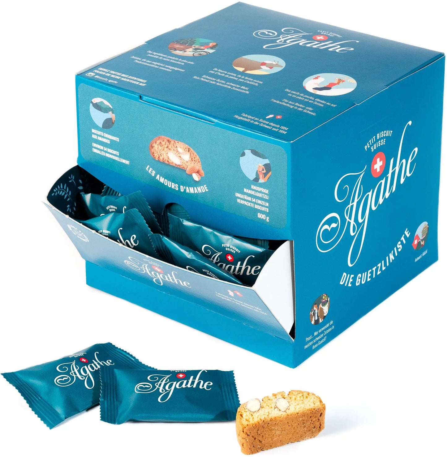 AGATHE Mandel-Sablés 431 600g, 54 Stk. Idealshop