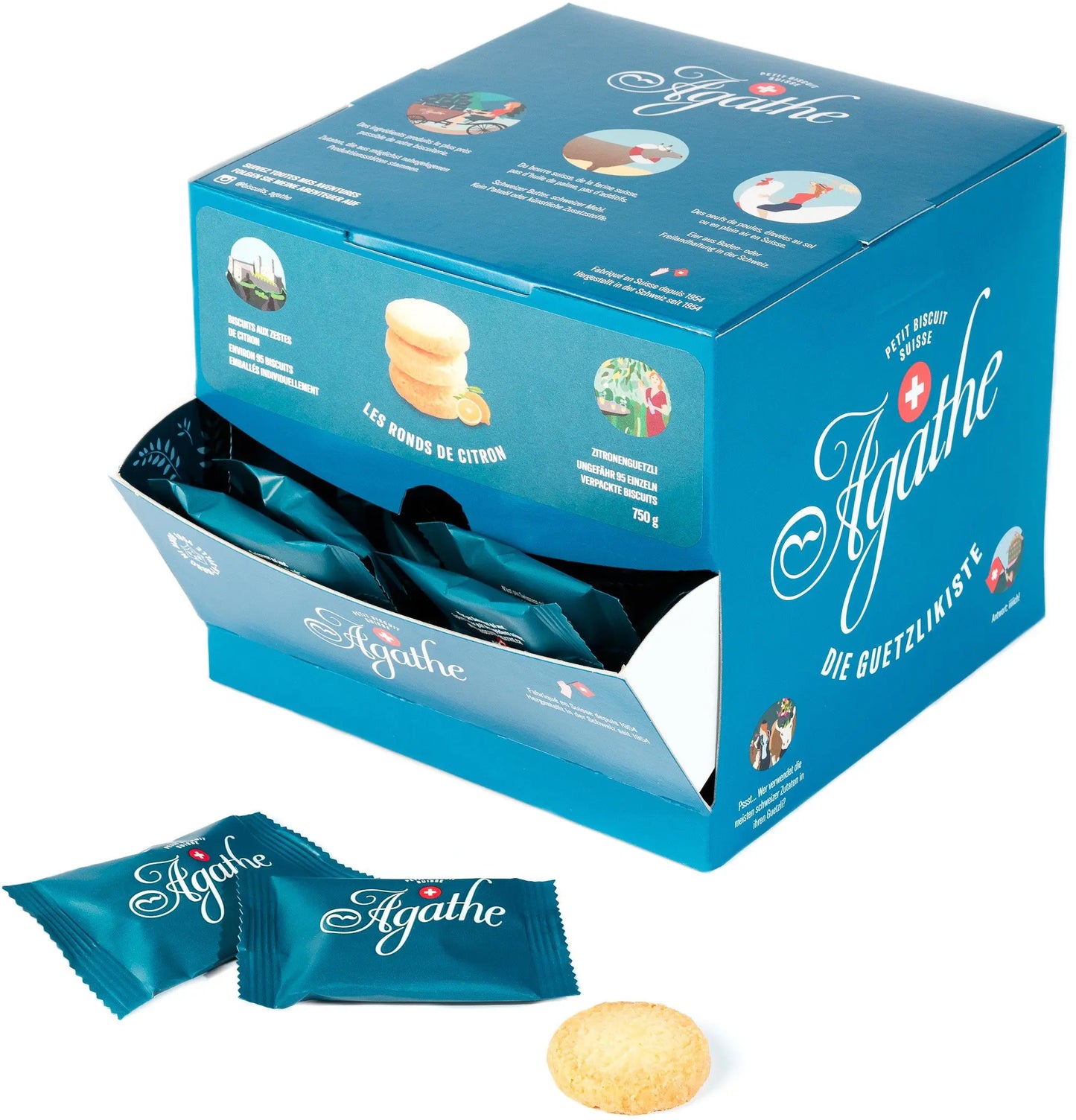 AGATHE Zitronen-Sablés 446 750g, 145 Stk. Idealshop