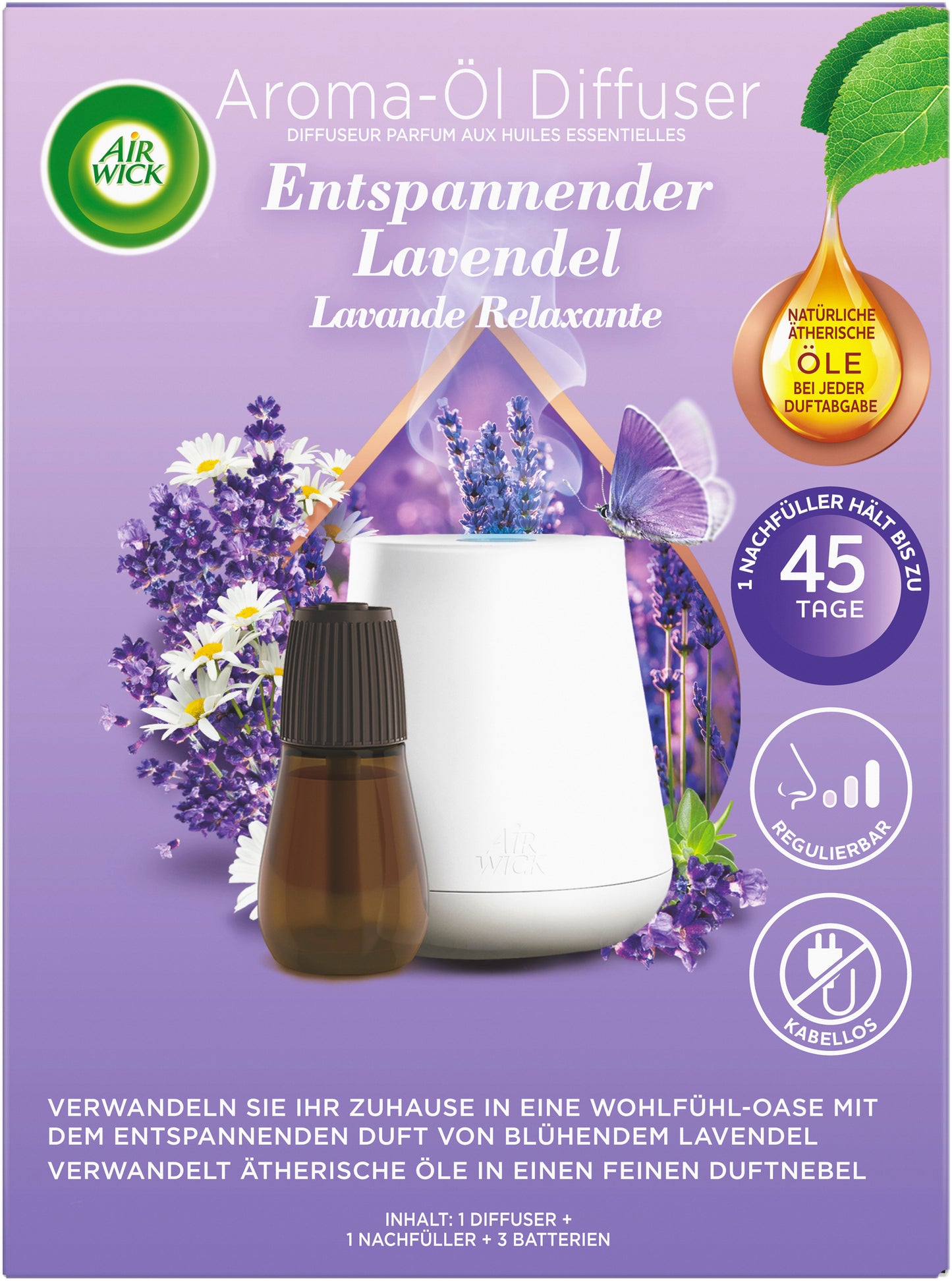 AIR WICK  Aroma-Öl Diffuser Set