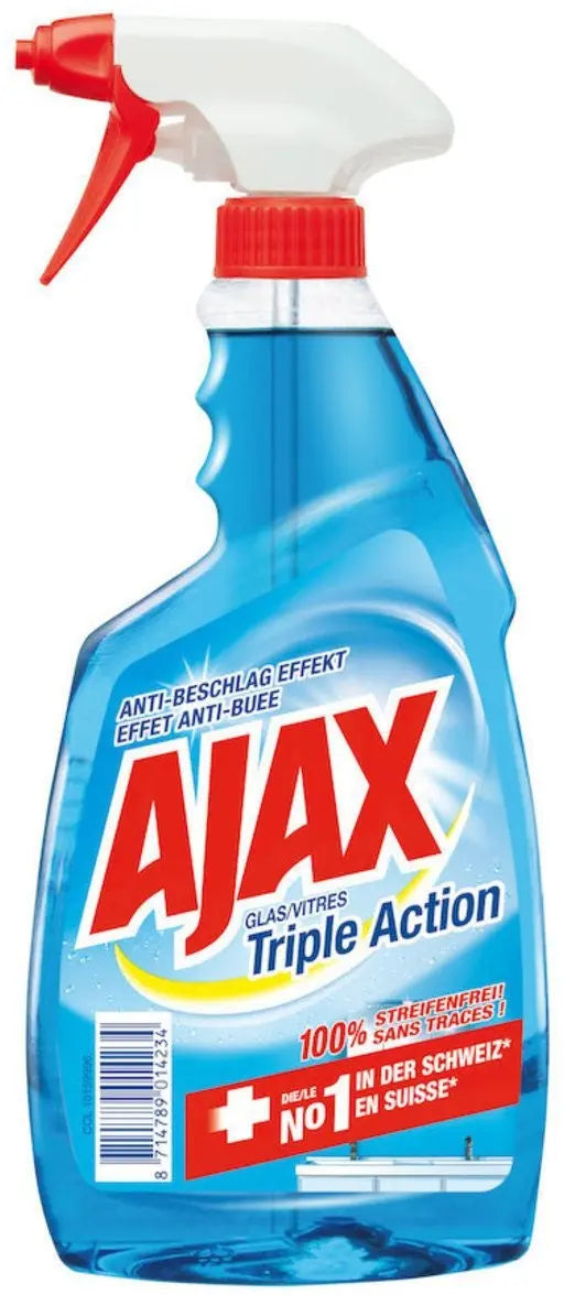 AJAX Glasreiniger 812221 Triple Action, Duo-Pack Idealshop