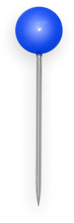 ALCO Landkartennadeln 8x16mm 815 blau 20 Stück Idealshop