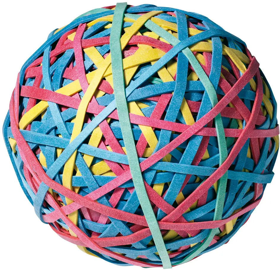 ALCO Gummi Ring Ball 70mm 7440 farbig ass. 190g Idealshop