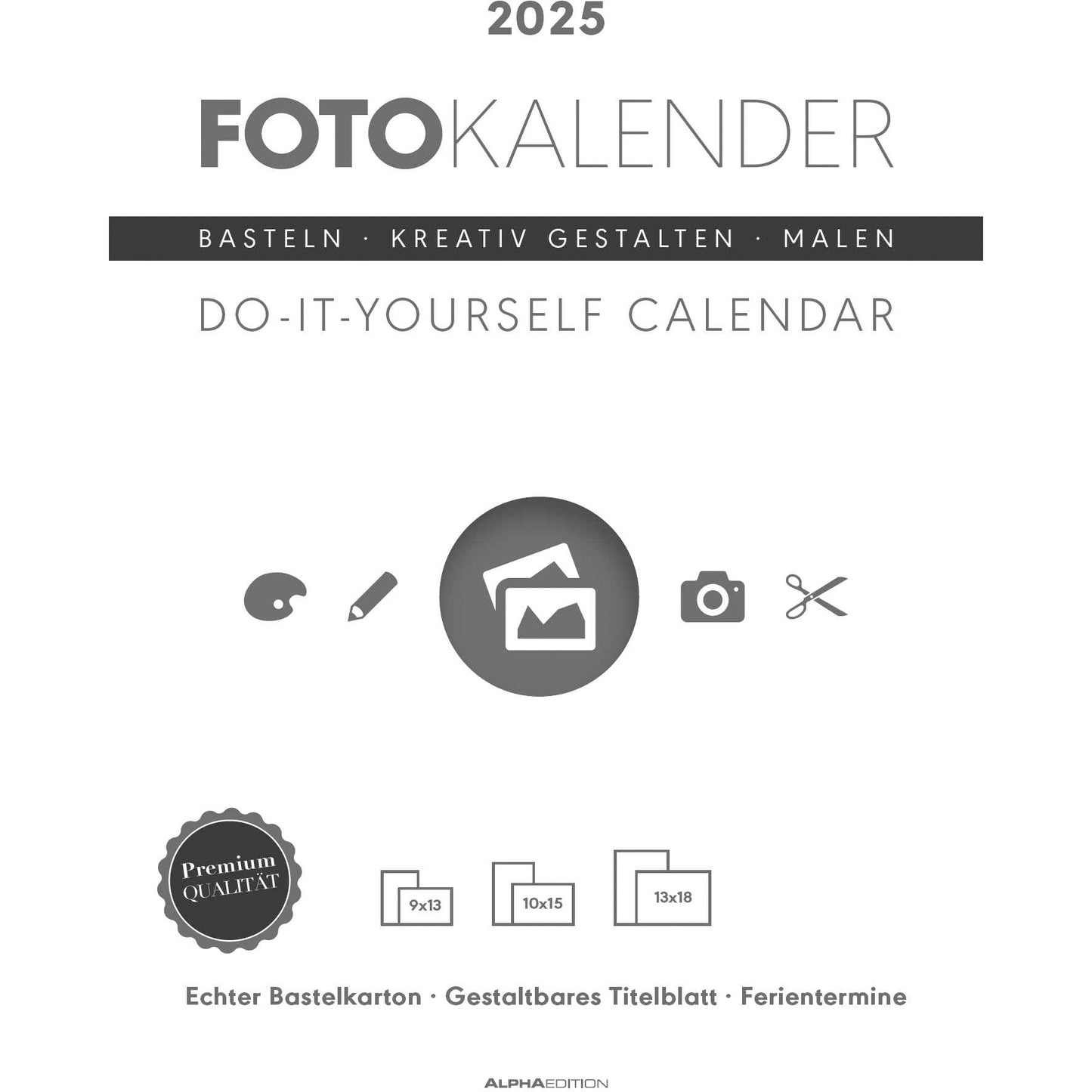 ALPHA EDI Foto-Bastellkalender      2025