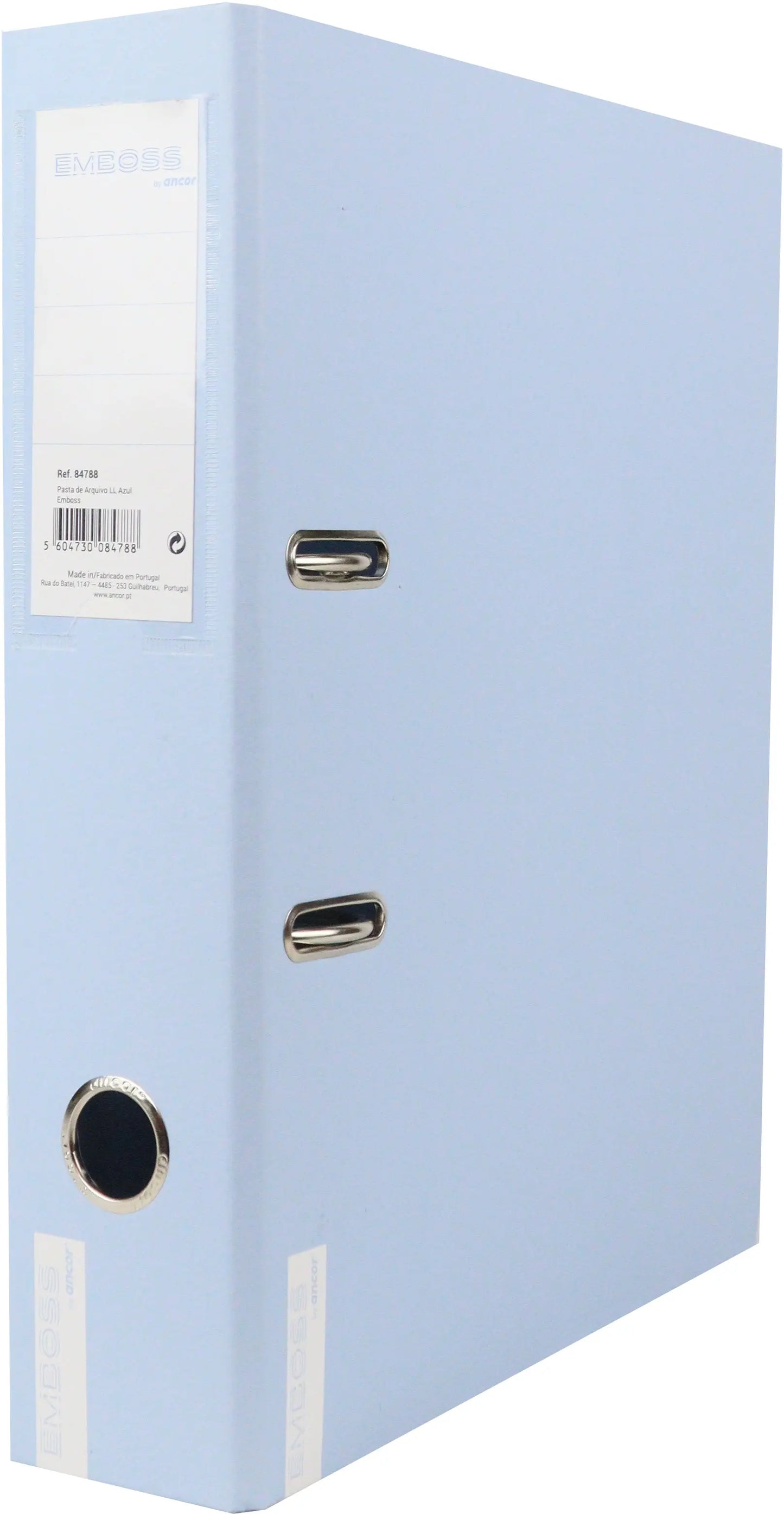 ANCOR Ordner 8 cm, A4 118728 Emboss Dry, blau Idealshop