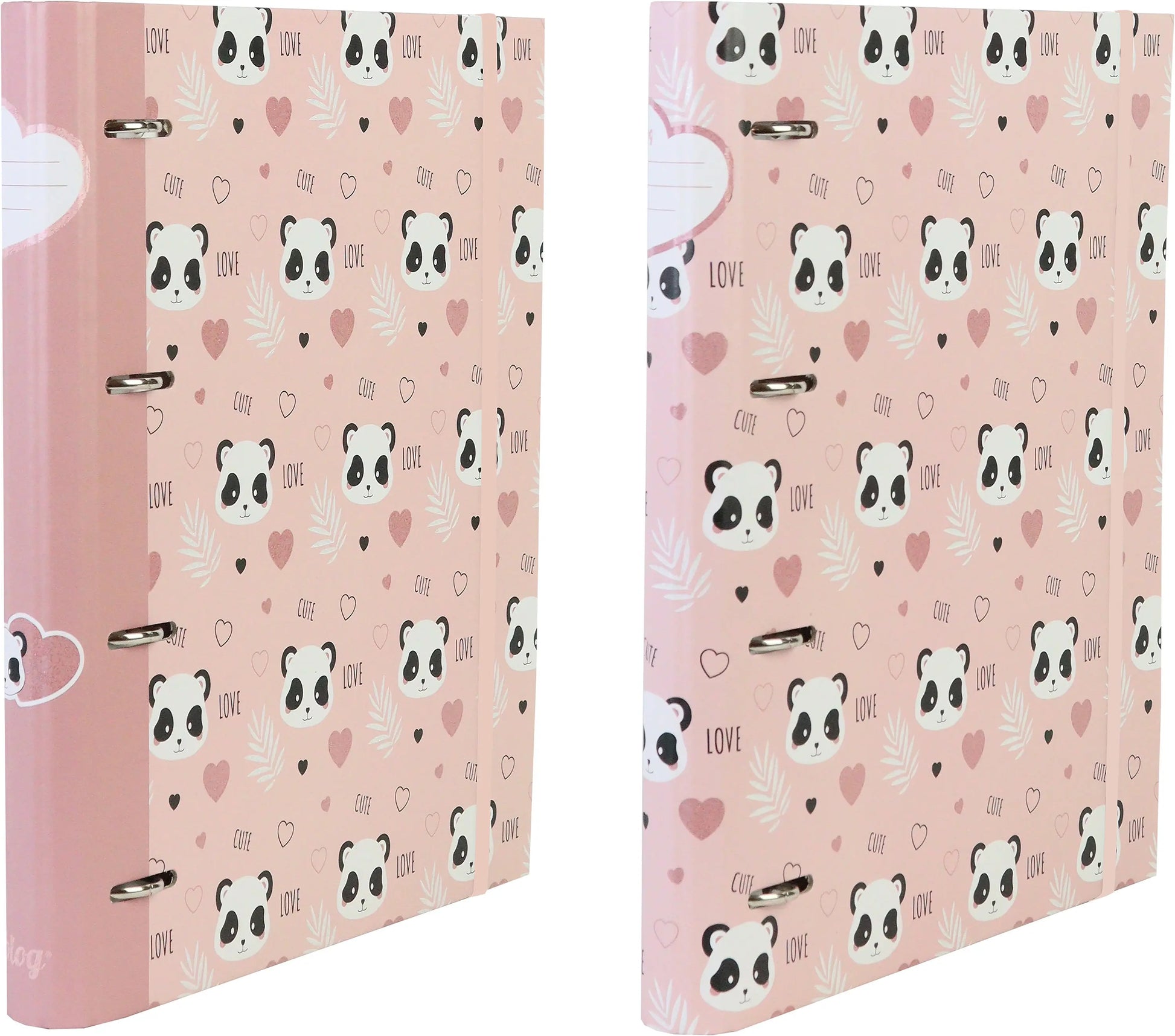 ANCOR Ringbuch A4 117059 B'LOG CUTE PANDA, liniert Idealshop