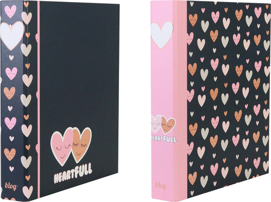ANCOR Ringbuch A4 118209 B'LOG HEARTS, 4 Ringe Idealshop