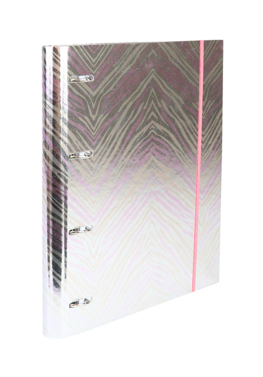 ANCOR Ringbuch Pink Zebra 112771 pink 4 Ring A4, Divid./Refill Idealshop