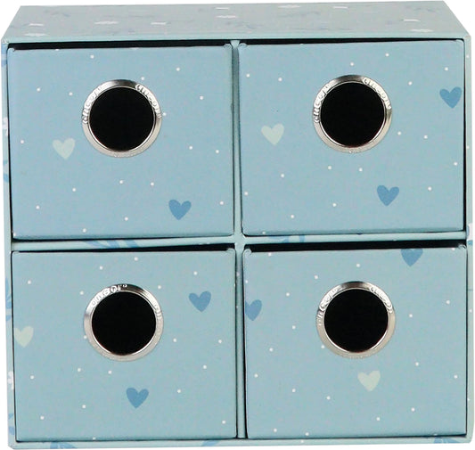 ANCOR Schubladen Box 117943 B'LOG SWEET BLUE 4 Schubladen Idealshop