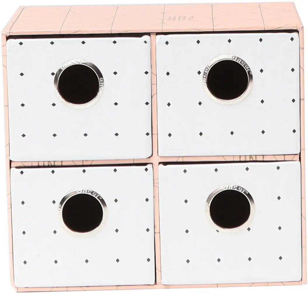 ANCOR Schubladen Box Unique 122060 weiss, 4 Schubladen Idealshop