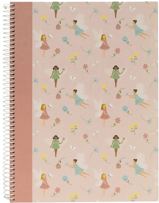ANCOR Spiralbuch Hardcover A4 128727 Fairies Tale, liniert 80 Blatt Idealshop