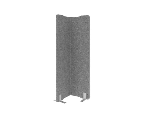 APOLLO Akustikstellwand 180x100cm VASWF1810/5 grau, Eckelement Idealshop