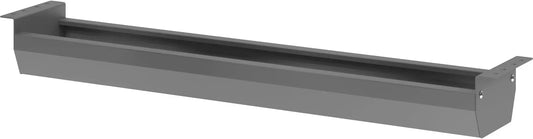 APOLLO Kabelwanne 86cm VKC12/G graphit, für 120cm Tische Idealshop