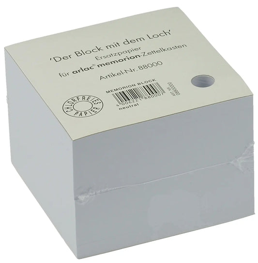 ARLAC Zettelbox Papier 10x10cm 880 weiss 800 Blatt Idealshop