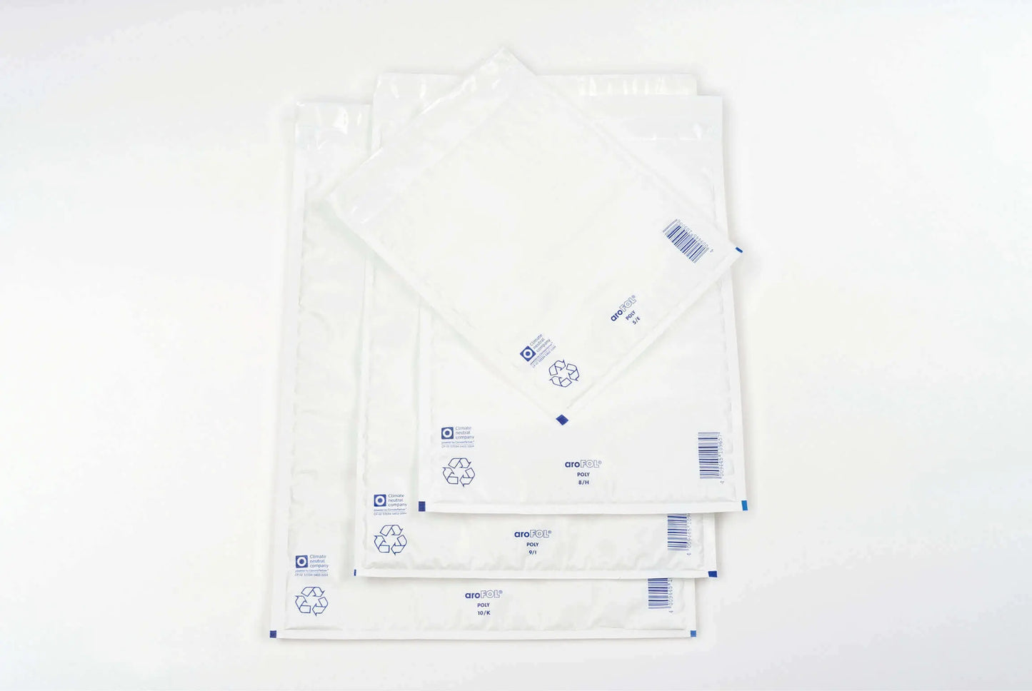 AROFOL Luftpolstert.Gr.10/K 370x480mm 2FVAF000310 weiss, Coexfolie 50 Stück Idealshop