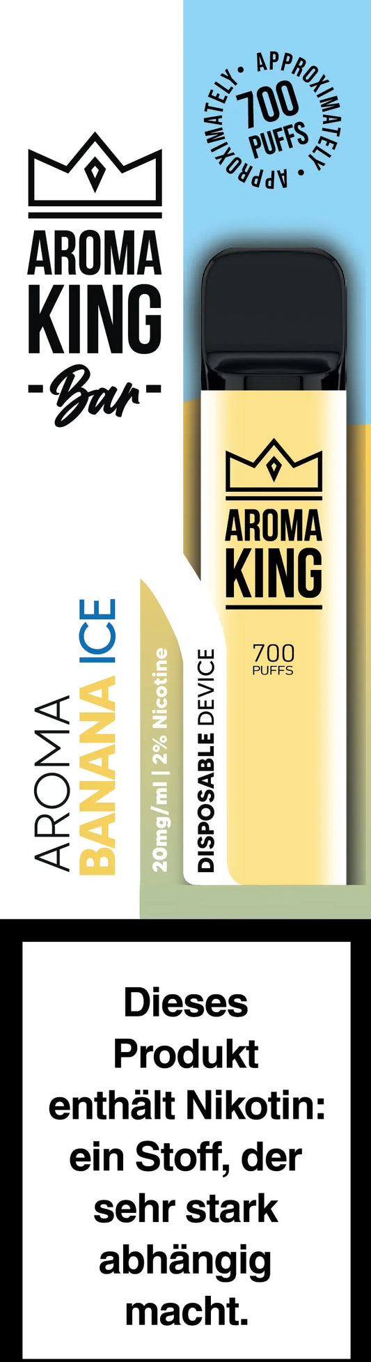 AROMA KING Bar 700 0170848 Banana Ice 20mg Idealshop