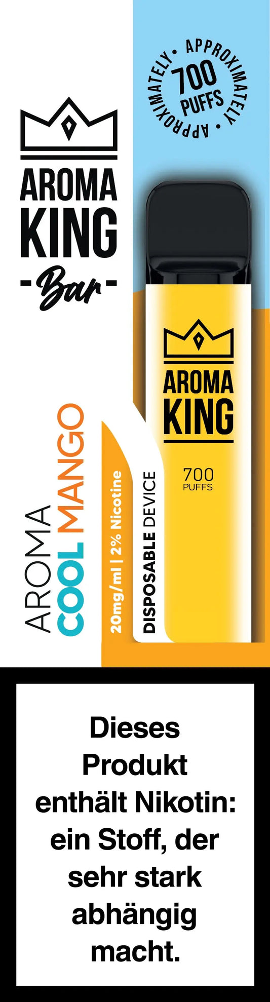 AROMA KING Bar 700 0170850 Cool Mango 20mg Idealshop