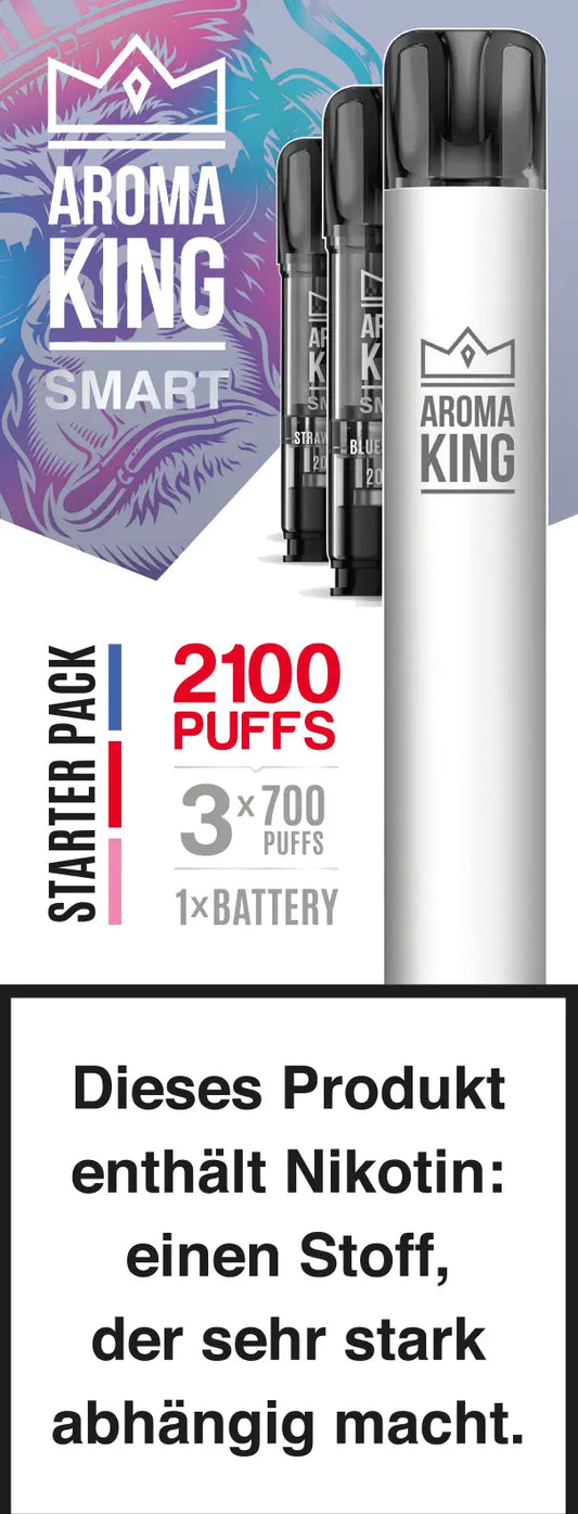 AROMA KING Smart Start Battery + 3 Pods 0170036 20mg Idealshop