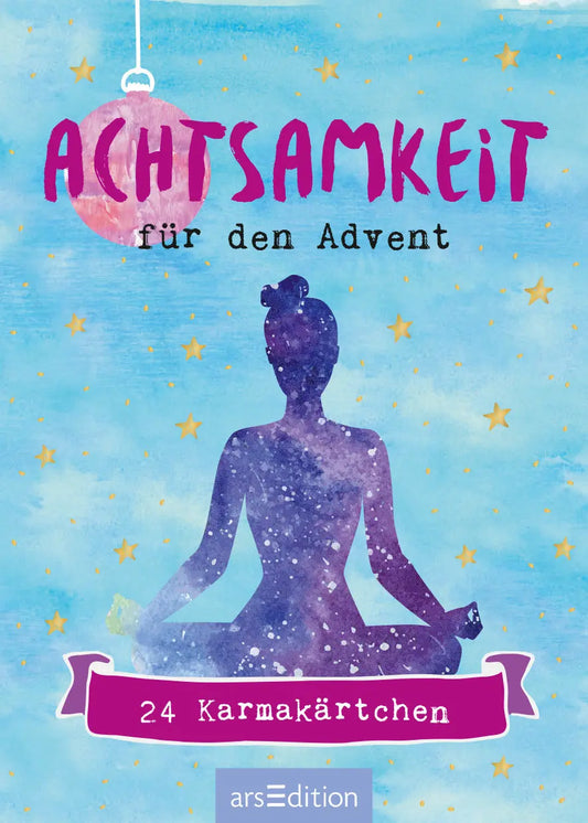 ARS EDITION Adventkalender 7.2x10.3cm 136010 24 Karmakärtchen Idealshop