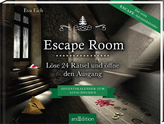ARS EDITION Adventskalender 20.5x20cm 133271 Escape Room Idealshop