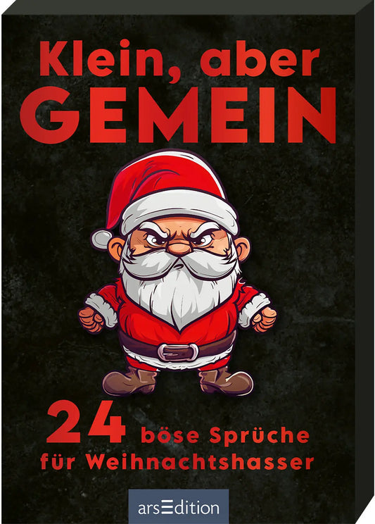 ARS EDITION Adventskalender 7.2x10.5cm 136193 24 böse Sprüche Idealshop