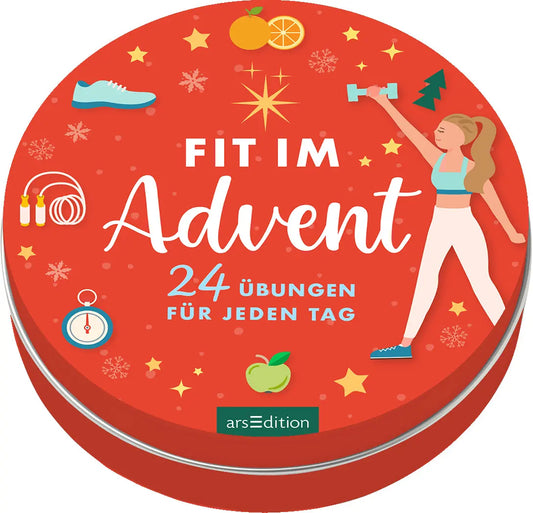 ARS EDITION Adventskalender in der Dose 134930 Fit im Advent Idealshop