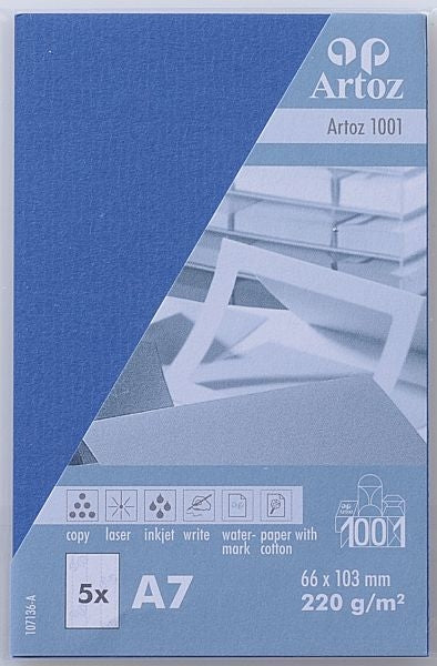 ARTOZ Visitenkarten 1001 A7 107136144 220g, royal 5 Blatt Idealshop
