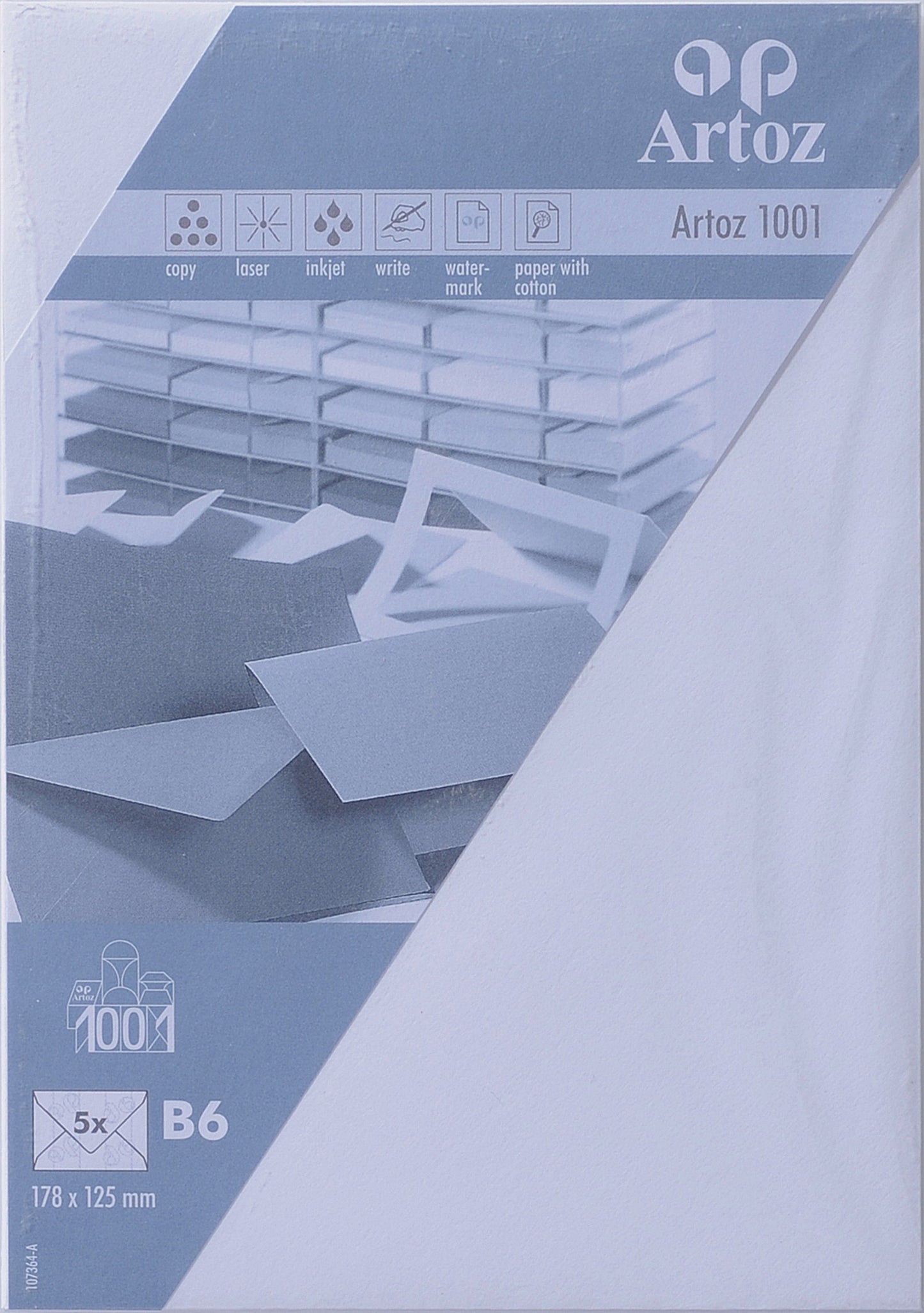 ARTOZ Couverts 1001 B6 107364182 100g, blütenweiss 5 Stück Idealshop
